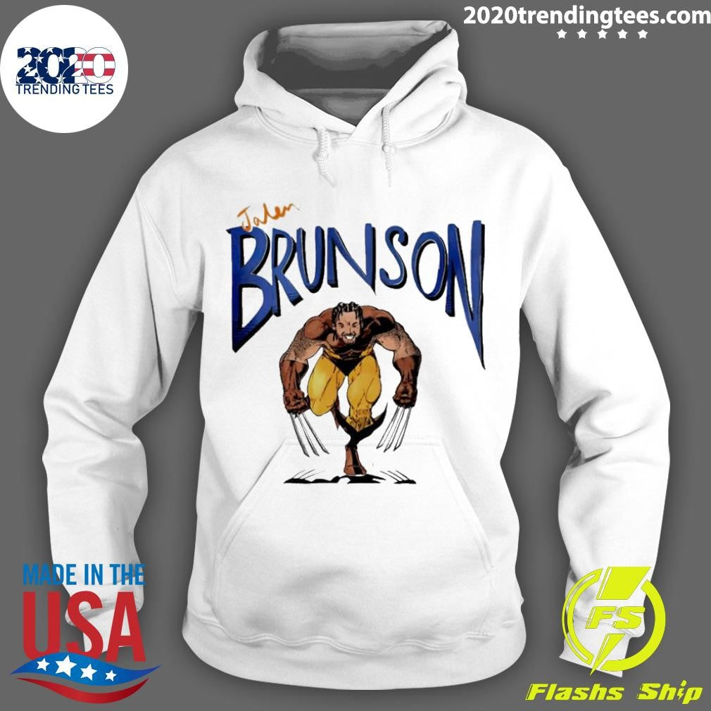 Premium Jalen Brunson Wolverine - Adult & Kids T-Shirts, Sweatshirts & Hoodies apparel design preview 2