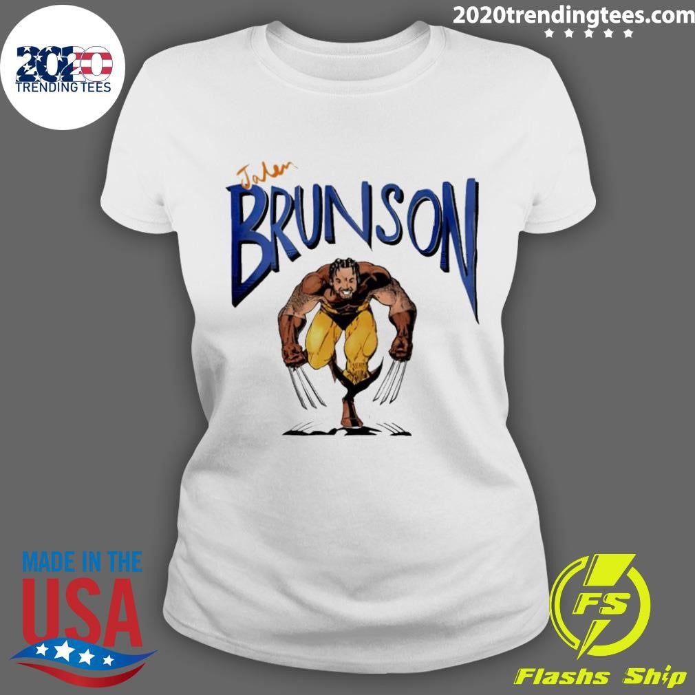 Premium Jalen Brunson Wolverine - Adult & Kids T-Shirts, Sweatshirts & Hoodies apparel design preview 3