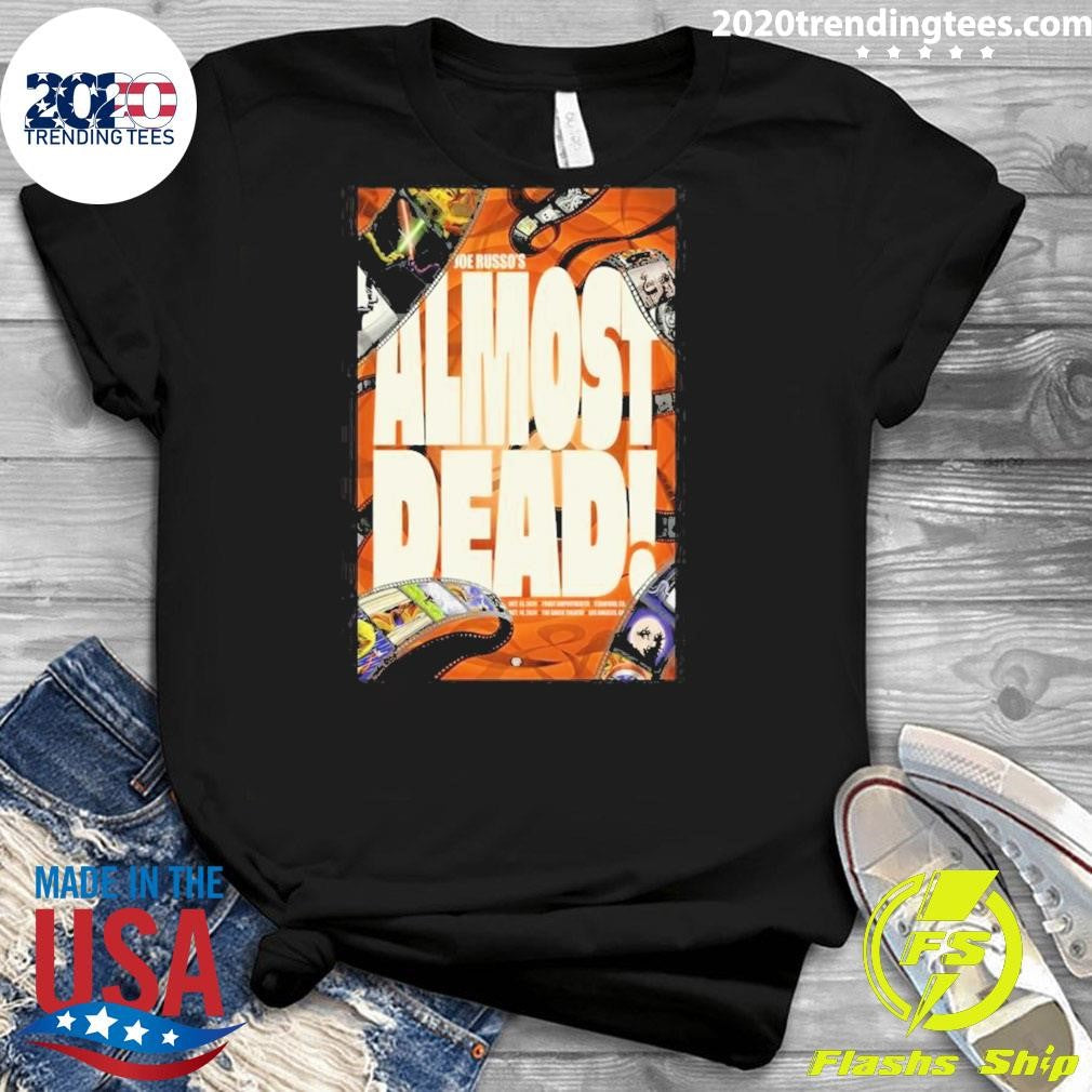 Premium Joe Russo's Almost Dead October 13, 2024 - Adult & Kids T-Shirts, Sweatshirts & Hoodies apparel design preview 3