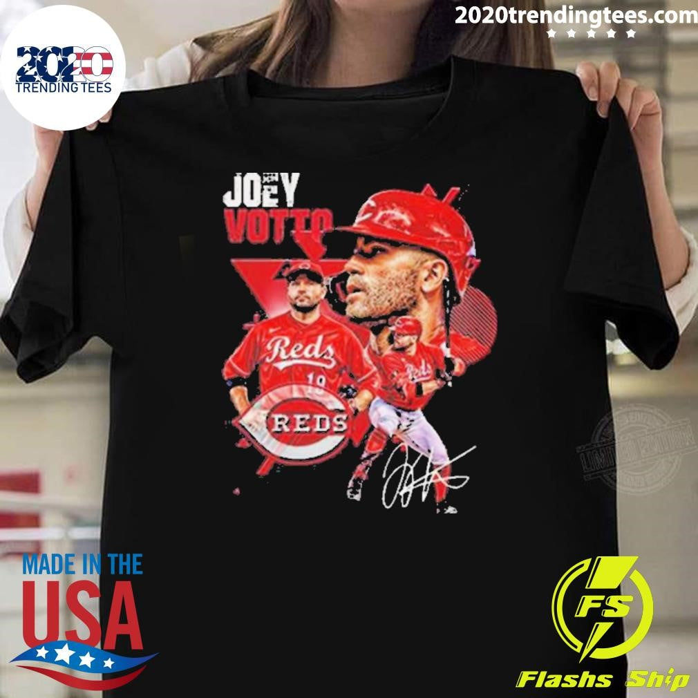 Premium Joey Votto Thanks For The Memories Signature - Adult & Kids T-Shirts, Sweatshirts & Hoodies apparel design preview 1