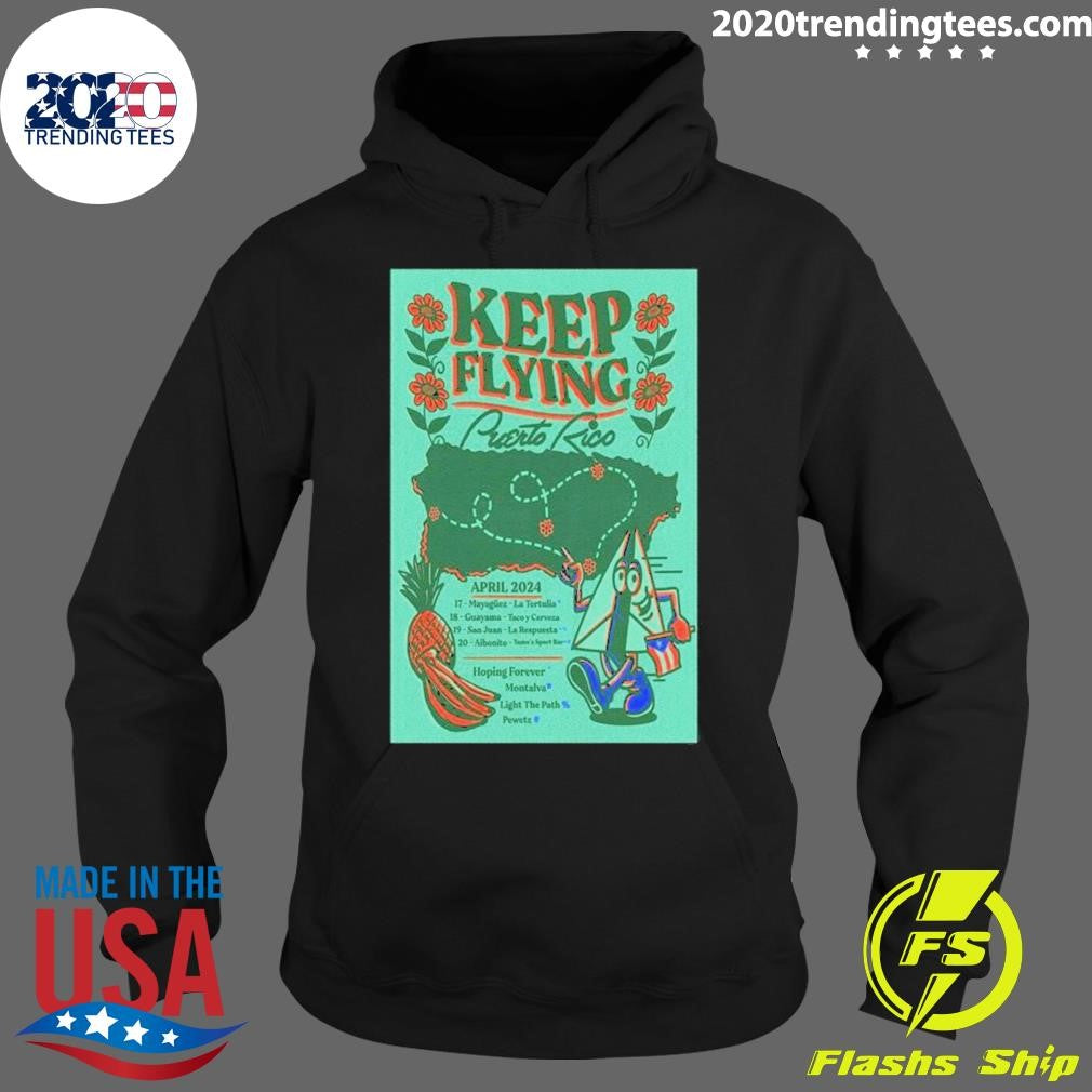 Premium Keep Flying April Tour 2024 - Adult & Kids T-Shirts, Sweatshirts & Hoodies apparel design preview 2