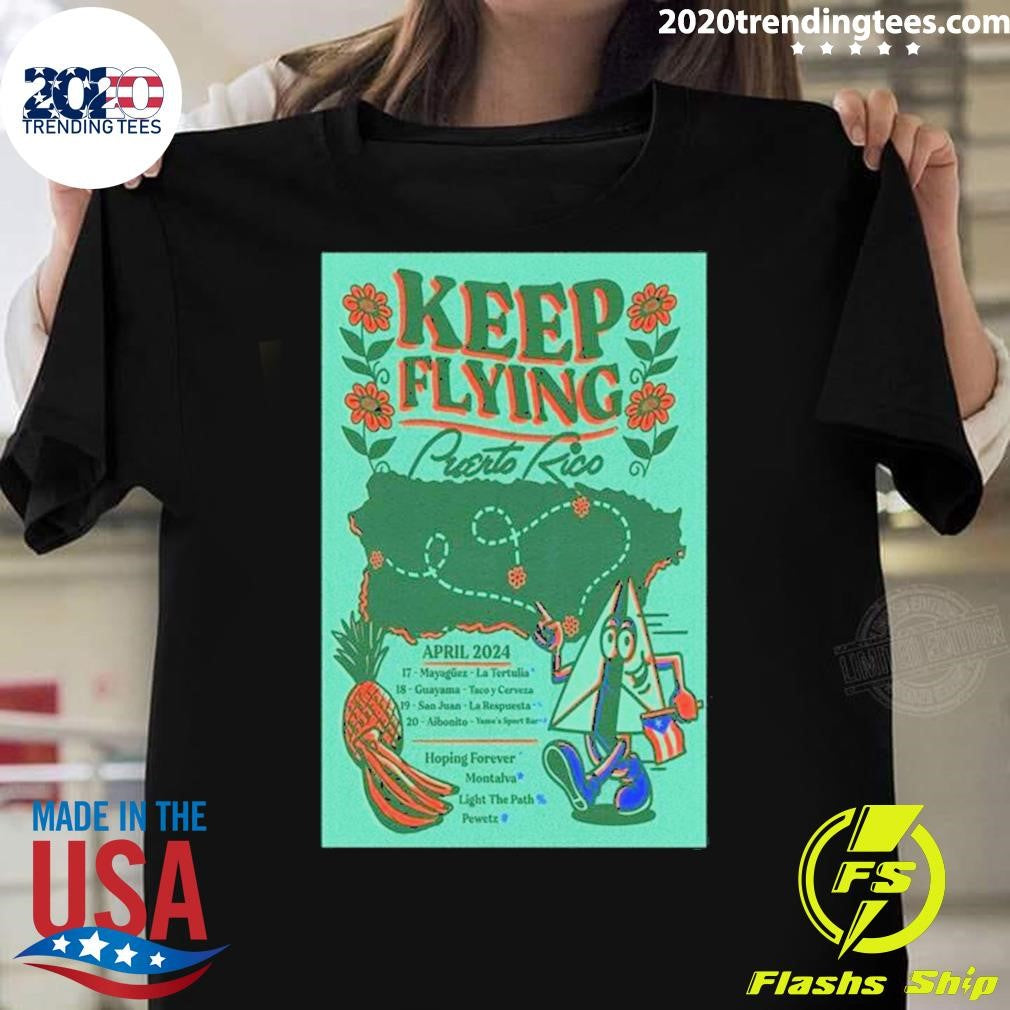 Premium Keep Flying April Tour 2024 - Adult & Kids T-Shirts, Sweatshirts & Hoodies apparel design preview 1