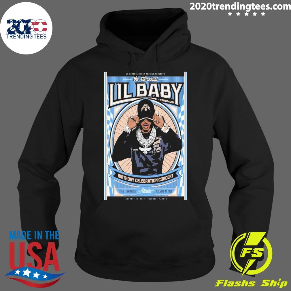 Premium Lil Baby to hold 4th annual birthday - Adult & Kids T-Shirts, Sweatshirts & Hoodies apparel design preview 2