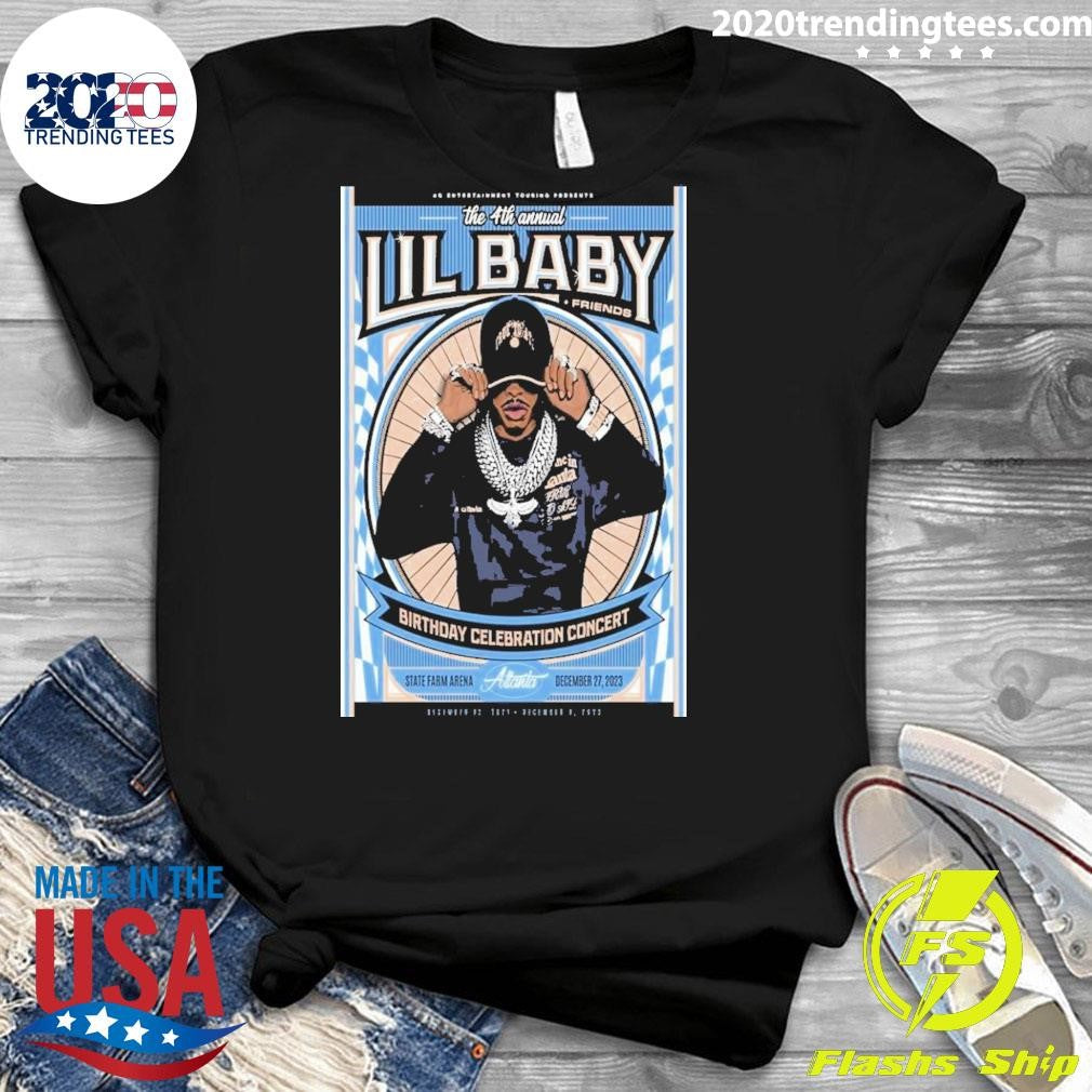 Premium Lil Baby to hold 4th annual birthday - Adult & Kids T-Shirts, Sweatshirts & Hoodies apparel design preview 3