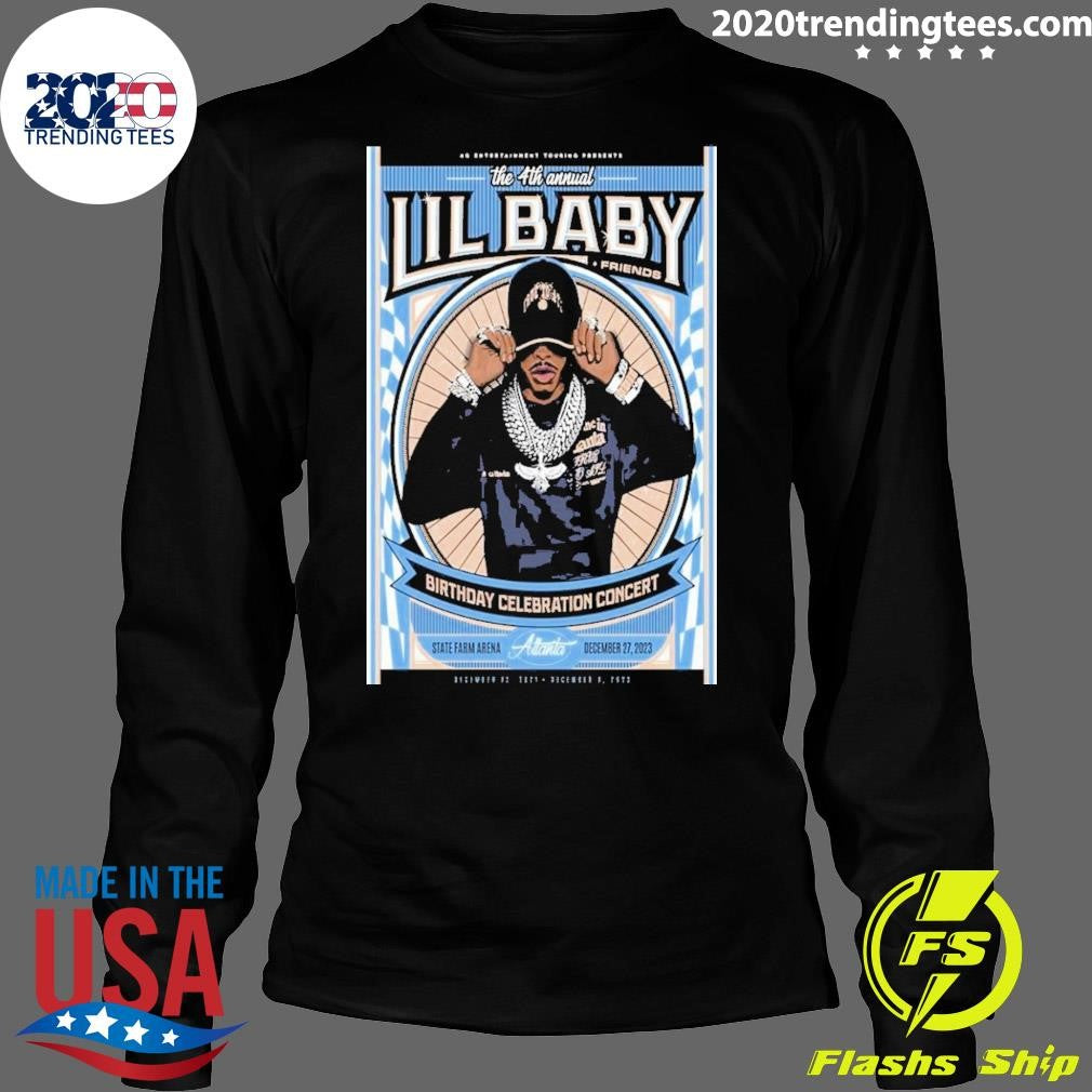 Premium Lil Baby to hold 4th annual birthday - Adult & Kids T-Shirts, Sweatshirts & Hoodies apparel design preview 4