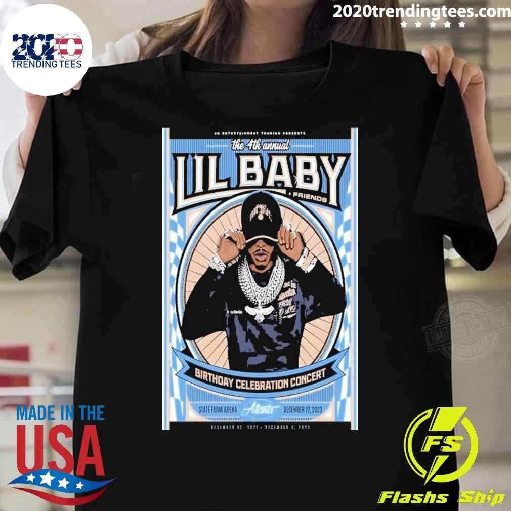 Premium Lil Baby to hold 4th annual birthday - Adult & Kids T-Shirts, Sweatshirts & Hoodies apparel design preview 1