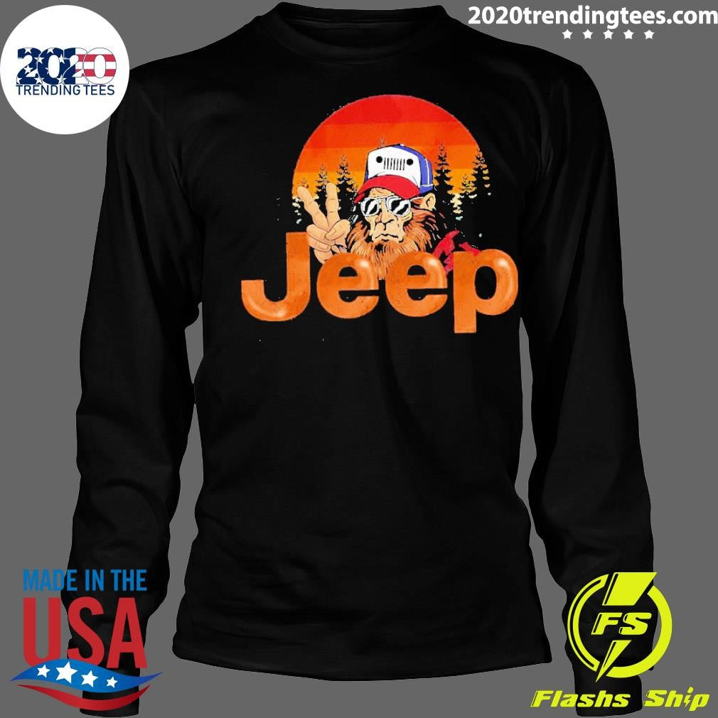 Premium Monkey Hat Jeep - Adult & Kids T-Shirts, Sweatshirts & Hoodies apparel design preview 4