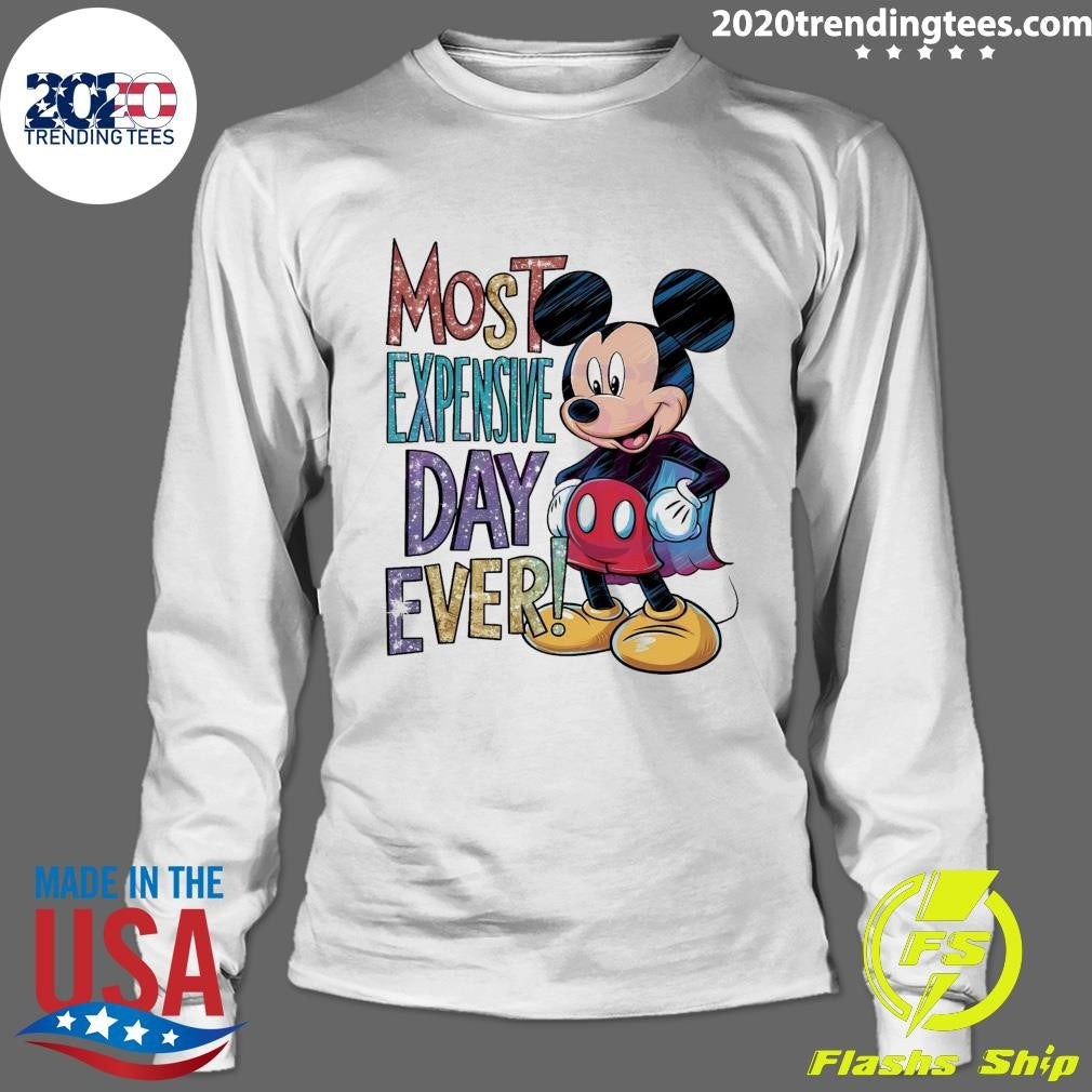 Premium Most Expensive Day Ever Glitter Mickey - Adult & Kids T-Shirts, Sweatshirts & Hoodies apparel design preview 4