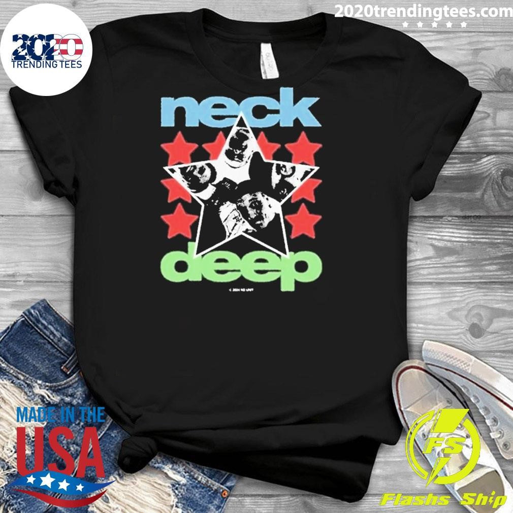 Premium Neck Deep Star Portrait - Adult & Kids T-Shirts, Sweatshirts & Hoodies apparel design preview 3