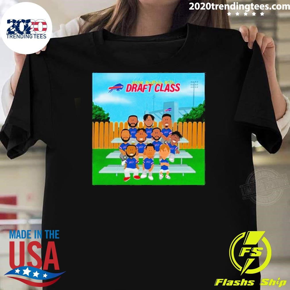 Premium Nfl Draft Class 2024 Buffalo Bills - Adult & Kids T-Shirts, Sweatshirts & Hoodies apparel design preview 1
