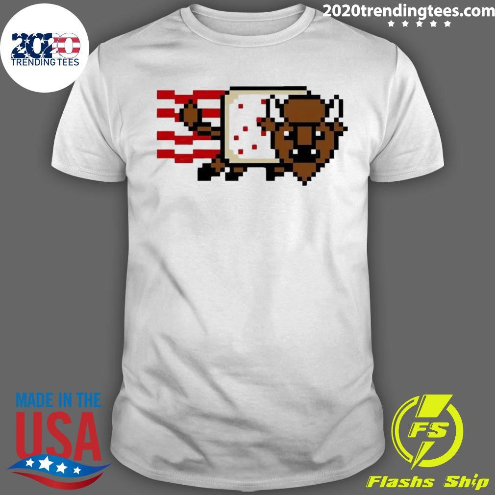 Premium Nyan Buffalo - Adult & Kids T-Shirts, Sweatshirts & Hoodies apparel design preview 1