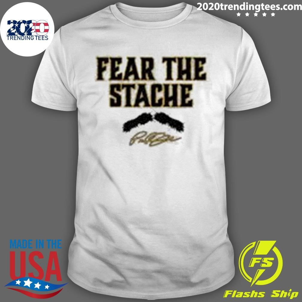 Premium Paul Skenes Fear The Stache - Adult & Kids T-Shirts, Sweatshirts & Hoodies apparel design preview 1