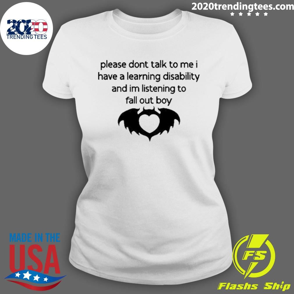 Premium Please Dont Talk To Me I Have A Learning - Adult & Kids T-Shirts, Sweatshirts & Hoodies apparel design preview 3