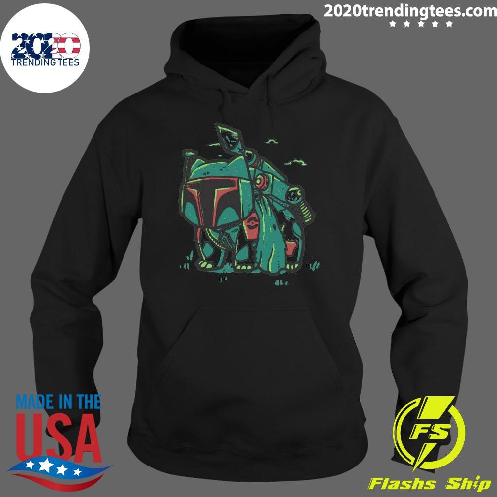 Premium Pokemon Bulbasaur X Star Wars Boba Fett - Adult & Kids T-Shirts, Sweatshirts & Hoodies apparel design preview 2