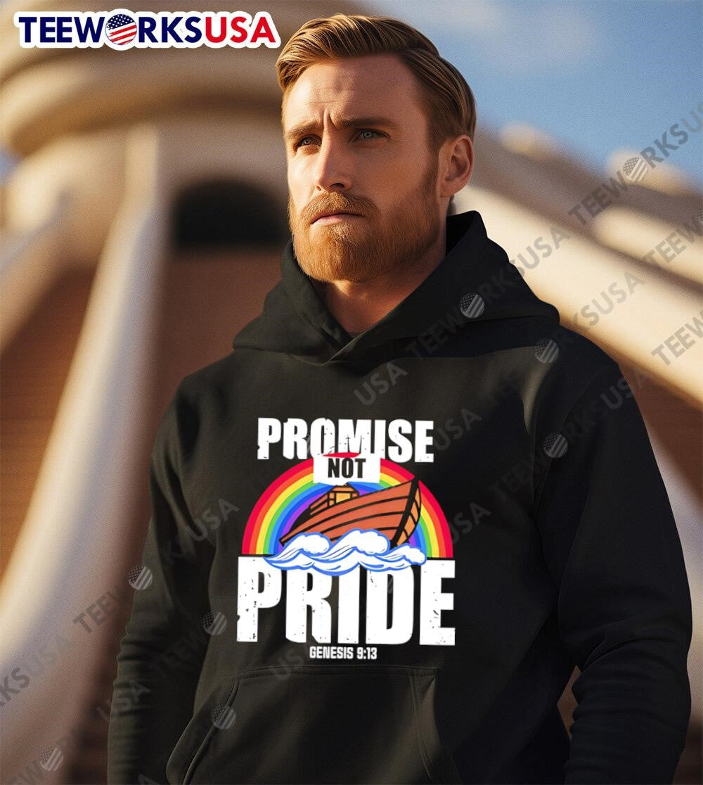 Premium Promise Not Pride Genesis 9 13 - Adult & Kids T-Shirts, Sweatshirts & Hoodies apparel design preview 2