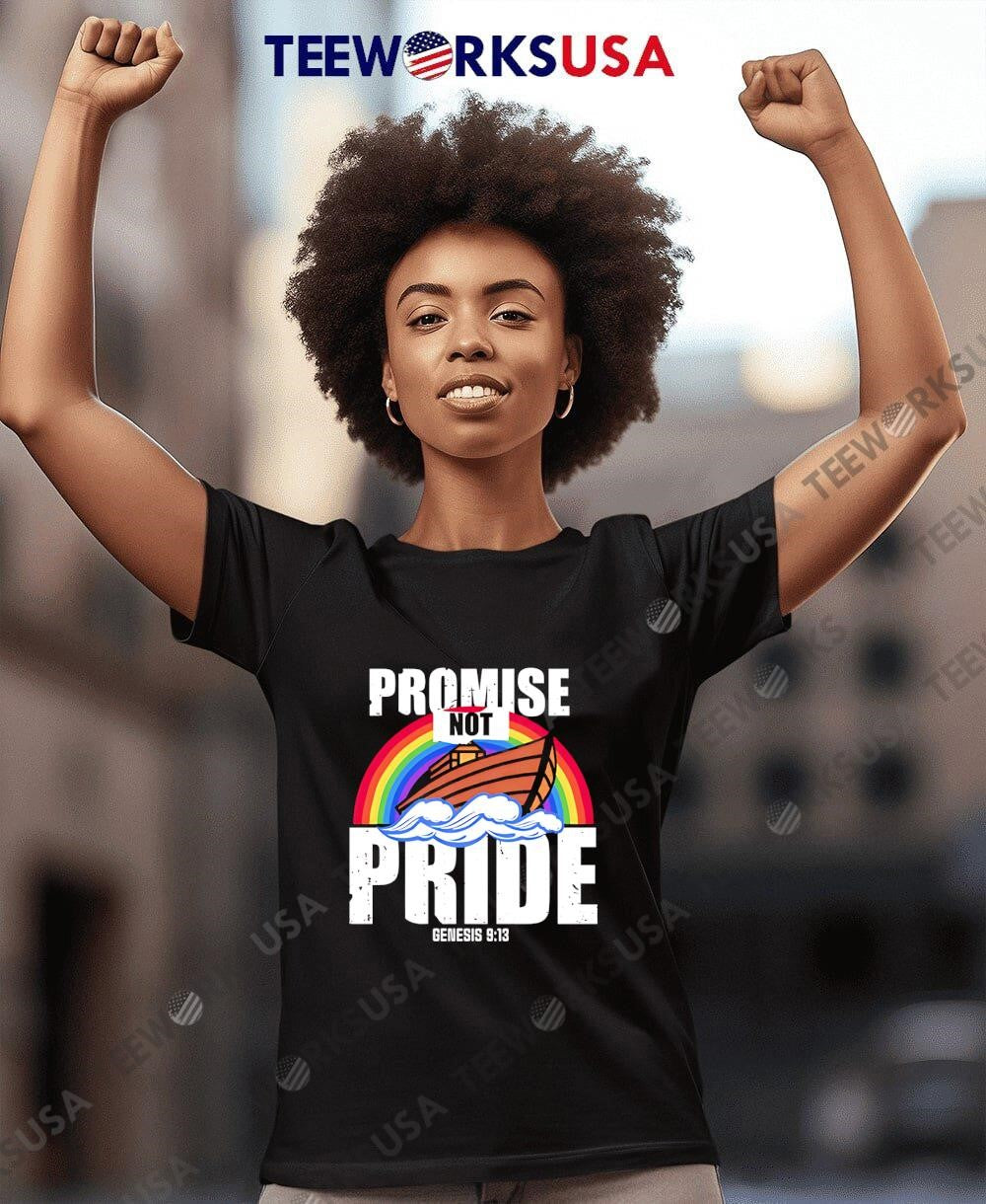 Premium Promise Not Pride Genesis 9 13 - Adult & Kids T-Shirts, Sweatshirts & Hoodies apparel design preview 4