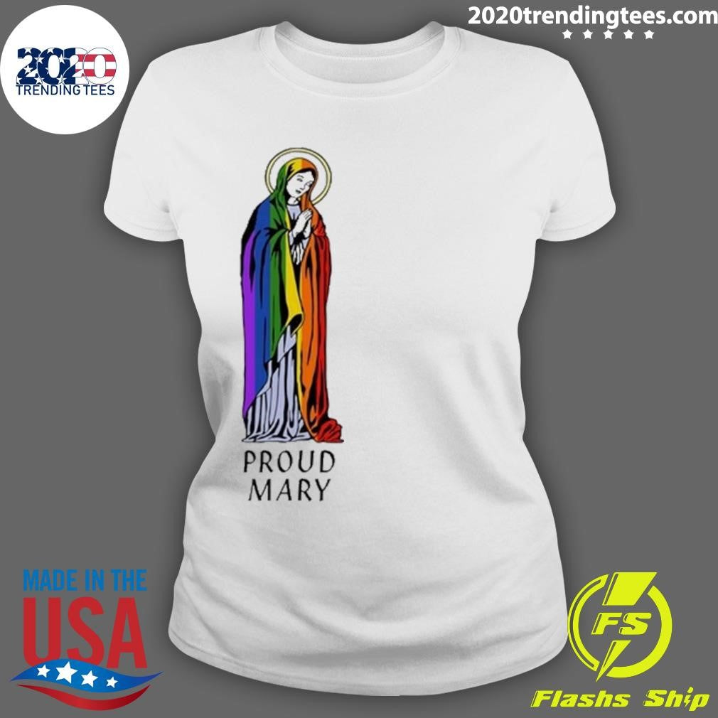 Premium Proud Mary Pride Flag - Adult & Kids T-Shirts, Sweatshirts & Hoodies apparel design preview 3