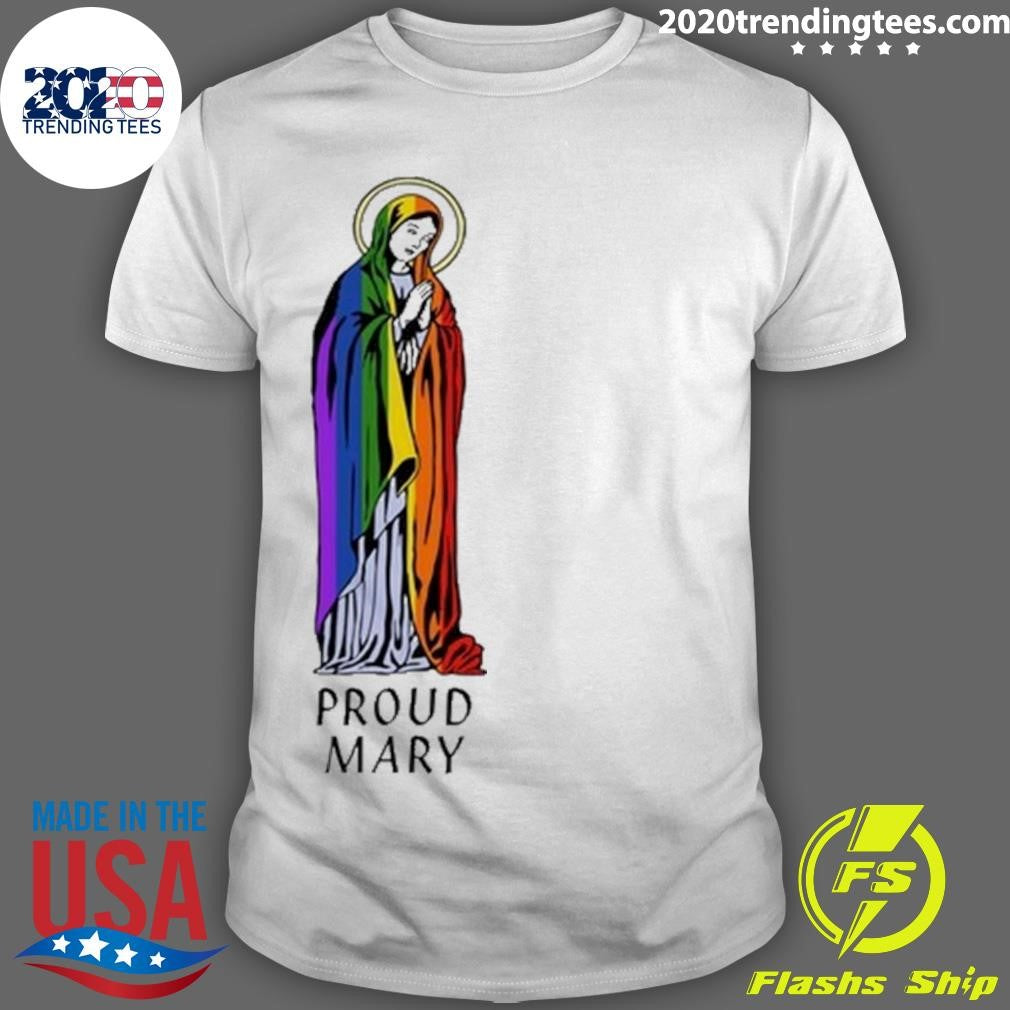 Premium Proud Mary Pride Flag - Adult & Kids T-Shirts, Sweatshirts & Hoodies apparel design preview 1