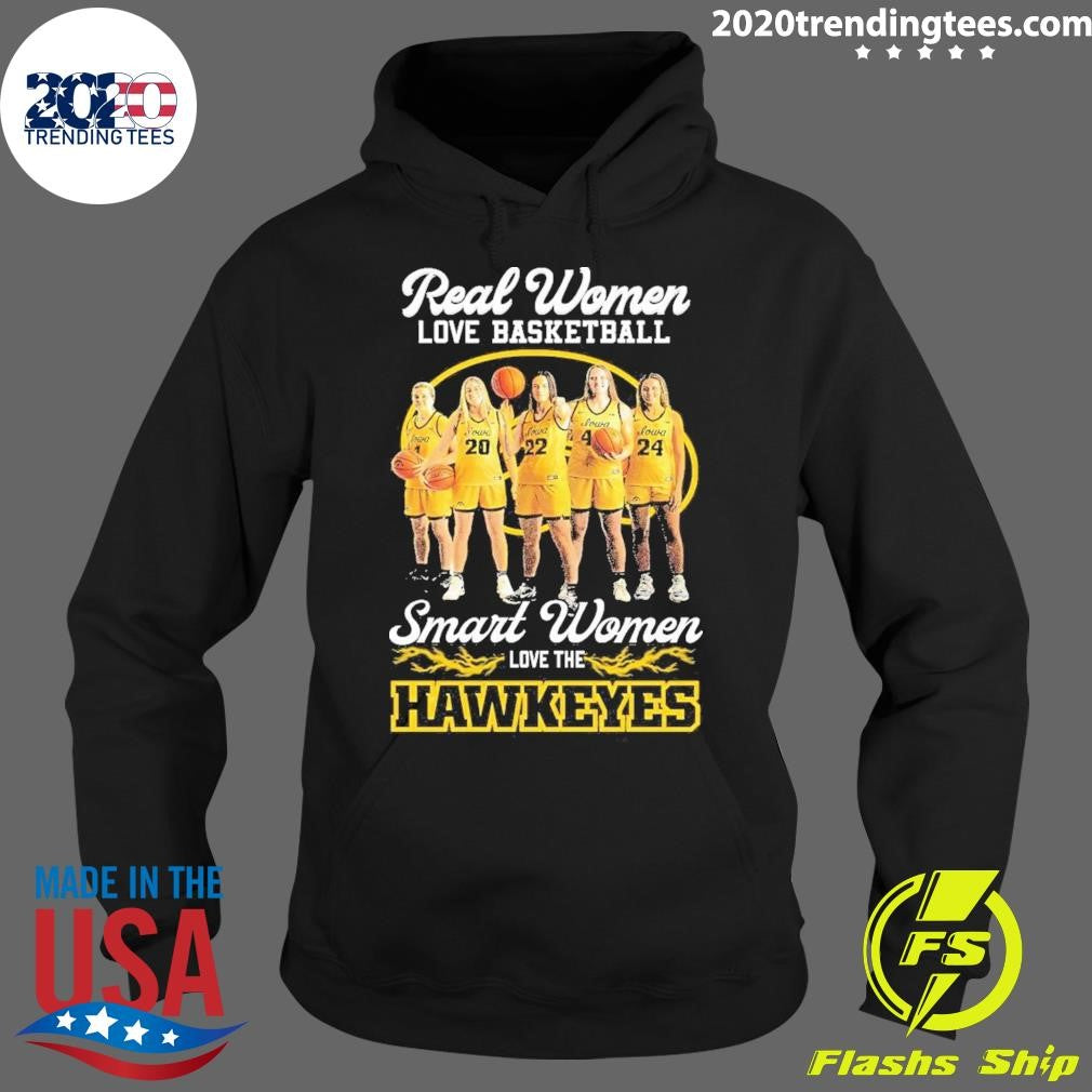 Premium Real Women Love Basketball Smart The Iowa - Adult & Kids T-Shirts, Sweatshirts & Hoodies apparel design preview 2