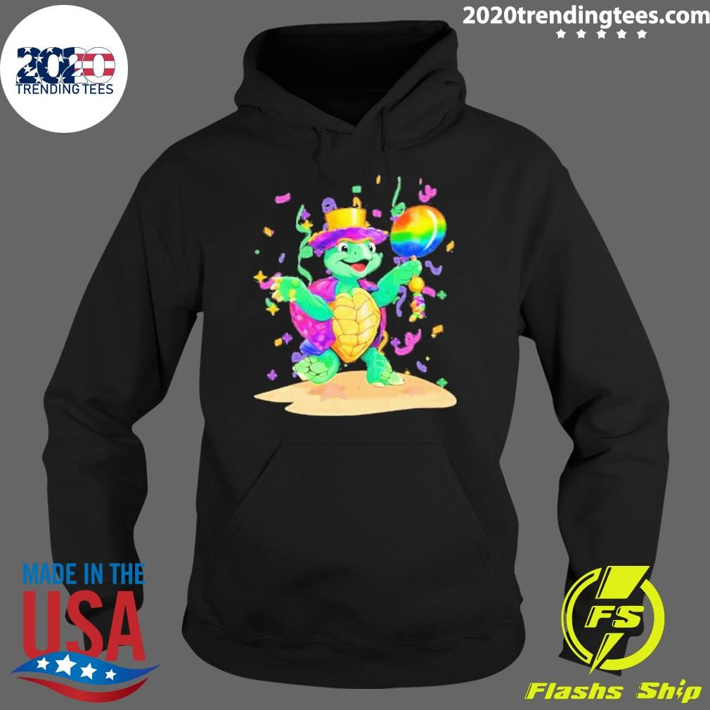 Premium Samba Sea Turtle Shakes Things Up - Adult & Kids T-Shirts, Sweatshirts & Hoodies apparel design preview 2