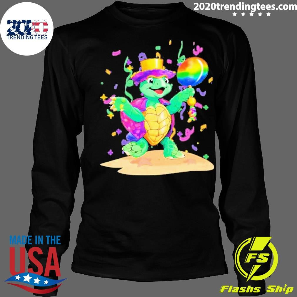 Premium Samba Sea Turtle Shakes Things Up - Adult & Kids T-Shirts, Sweatshirts & Hoodies apparel design preview 4
