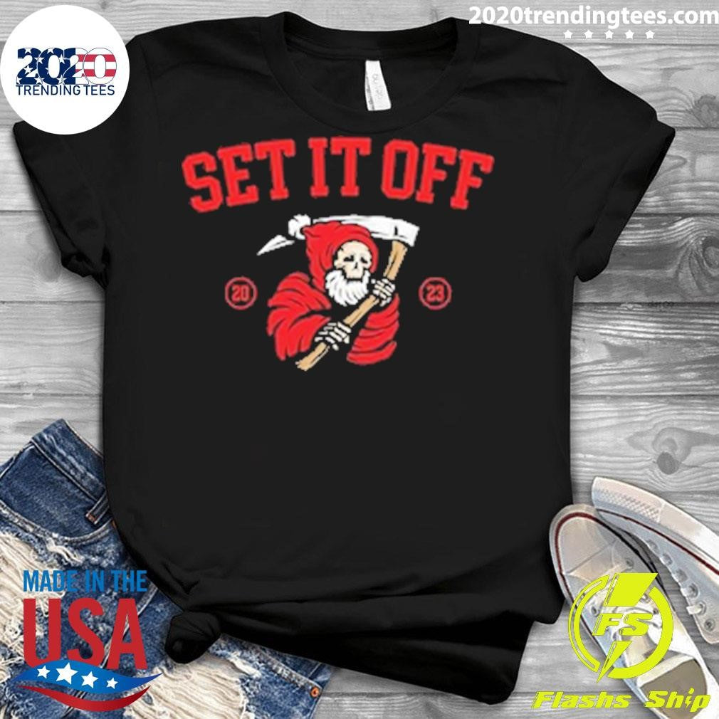 Premium Set It Off Reaper Clause - Adult & Kids T-Shirts, Sweatshirts & Hoodies apparel design preview 3