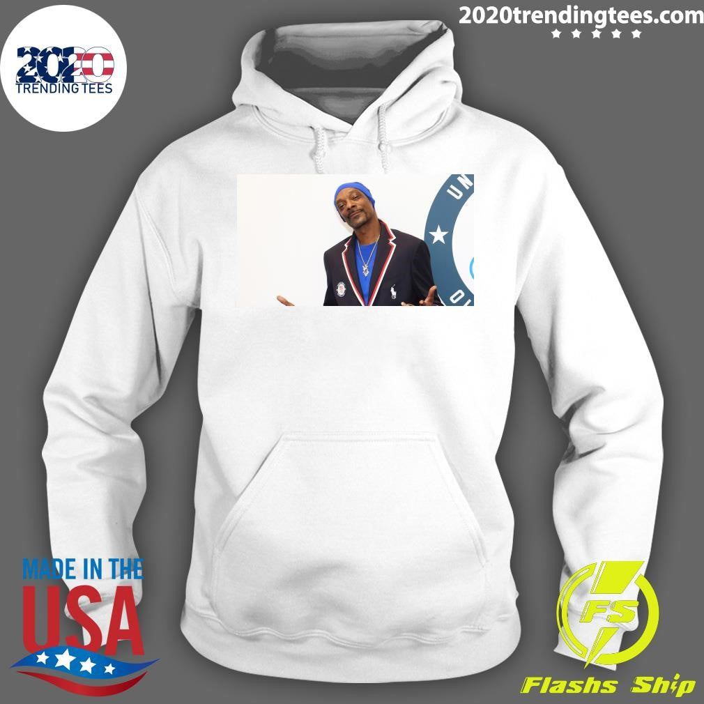 Premium Snoop Dogg celebrates with US swimmer's wife - Adult & Kids T-Shirts, Sweatshirts & Hoodies apparel design preview 2