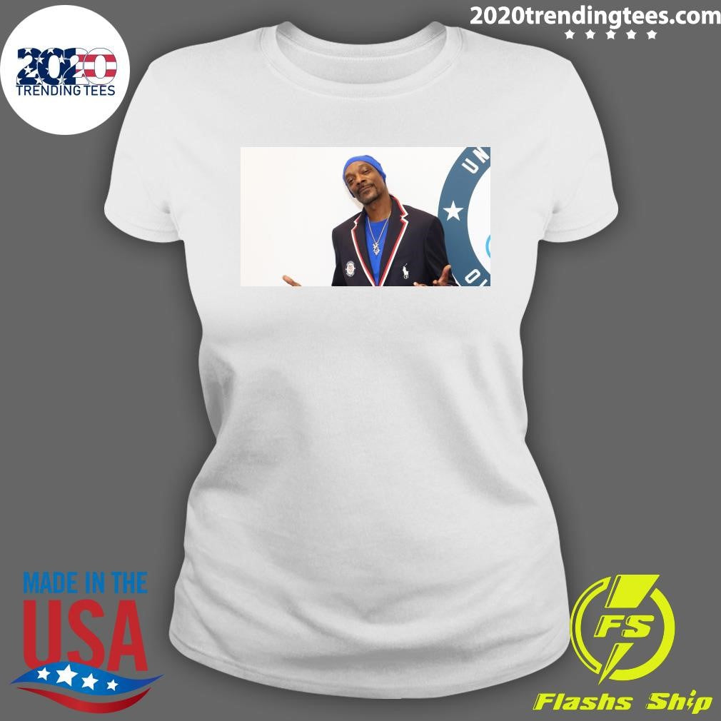Premium Snoop Dogg celebrates with US swimmer's wife - Adult & Kids T-Shirts, Sweatshirts & Hoodies apparel design preview 3