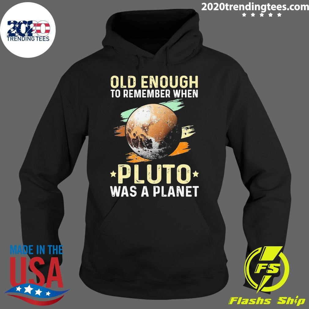 Premium Solar System old enough Pluto Space and - Adult & Kids T-Shirts, Sweatshirts & Hoodies apparel design preview 2