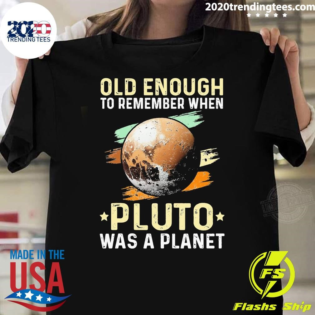 Premium Solar System old enough Pluto Space and - Adult & Kids T-Shirts, Sweatshirts & Hoodies apparel design preview 1