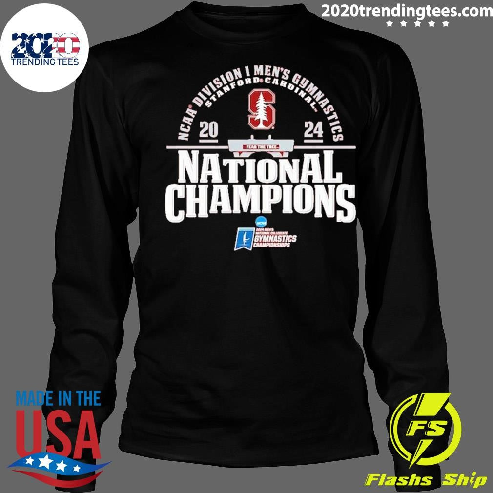 Premium Stanford Cardinal 2024 Ncaa Men's Gymnastics - Adult & Kids T-Shirts, Sweatshirts & Hoodies apparel design preview 4