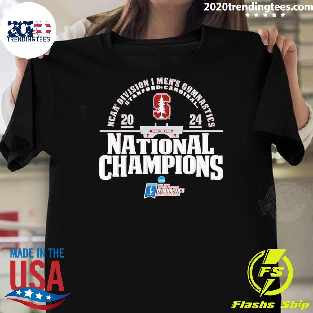 Premium Stanford Cardinal 2024 Ncaa Men's Gymnastics - Adult & Kids T-Shirts, Sweatshirts & Hoodies apparel design preview 1