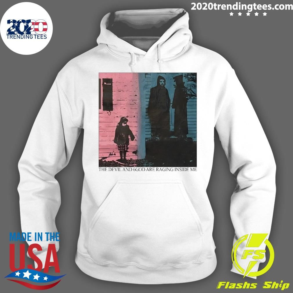 Premium The Devil And 6God Are Raging Inside Me - Adult & Kids T-Shirts, Sweatshirts & Hoodies apparel design preview 2