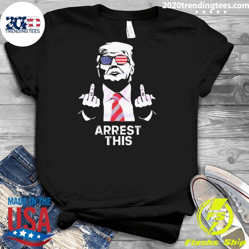 Premium Voting For Trump 2024 Arrest This - Adult & Kids T-Shirts, Sweatshirts & Hoodies apparel design preview 3