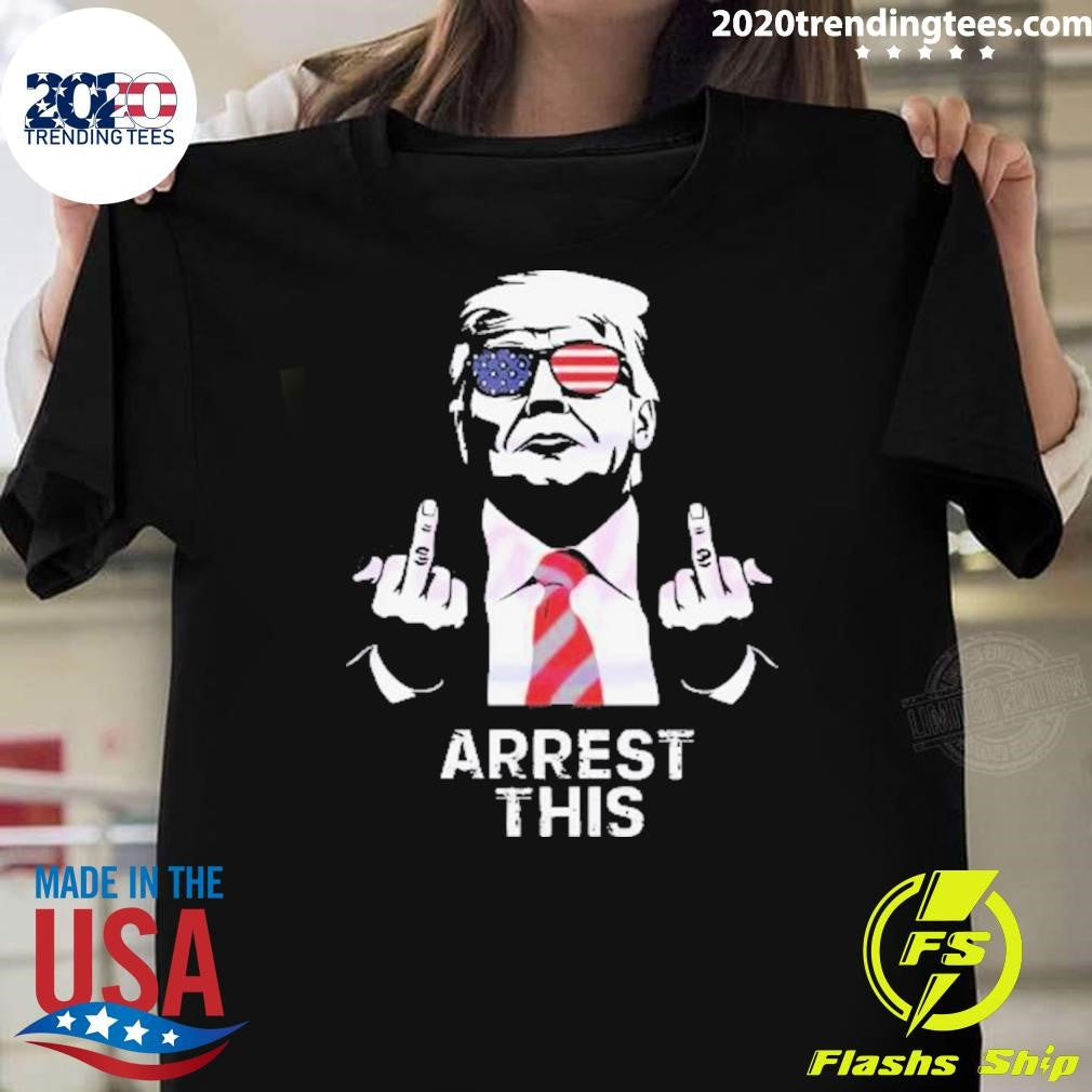 Premium Voting For Trump 2024 Arrest This - Adult & Kids T-Shirts, Sweatshirts & Hoodies apparel design preview 1
