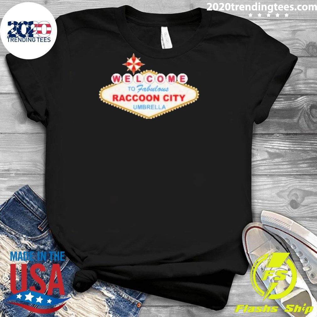 Premium Welcome To Fabulous Raccoon City Umbrella - Adult & Kids T-Shirts, Sweatshirts & Hoodies apparel design preview 3