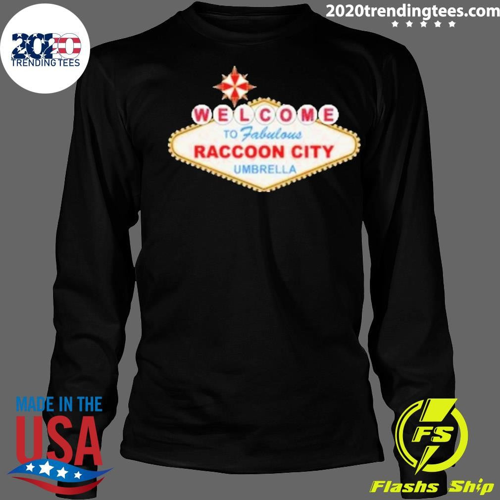 Premium Welcome To Fabulous Raccoon City Umbrella - Adult & Kids T-Shirts, Sweatshirts & Hoodies apparel design preview 4