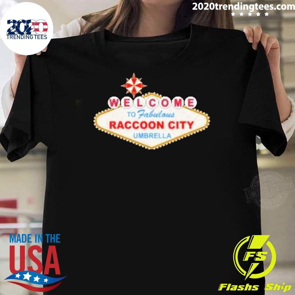 Premium Welcome To Fabulous Raccoon City Umbrella - Adult & Kids T-Shirts, Sweatshirts & Hoodies apparel design preview 1