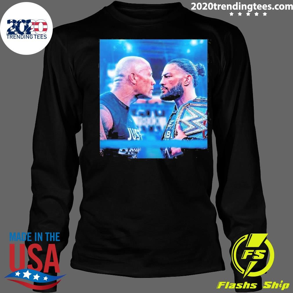 Premium Wwe Wrestle Mania 40 The Rock And Roman - Adult & Kids T-Shirts, Sweatshirts & Hoodies apparel design preview 4