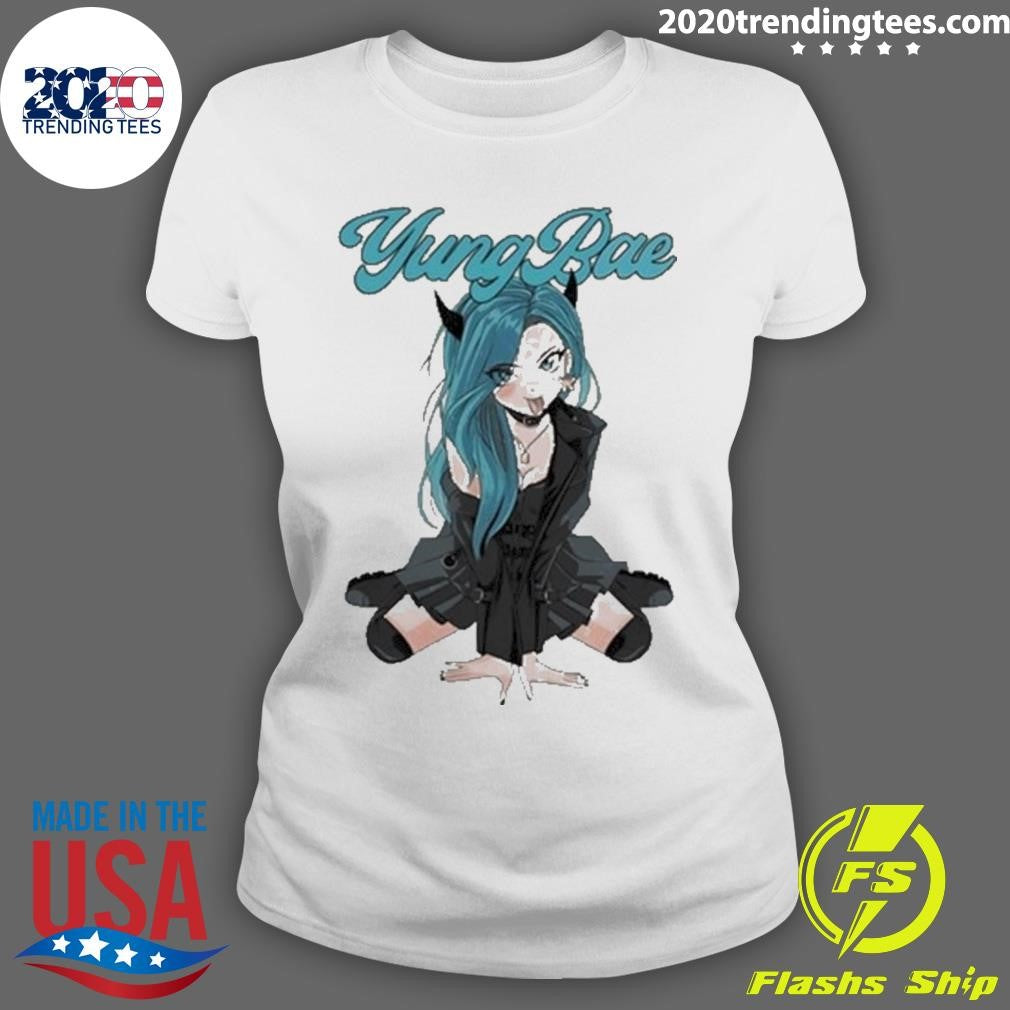Premium Yung Bae Goth Anime Girl - Adult & Kids T-Shirts, Sweatshirts & Hoodies apparel design preview 3