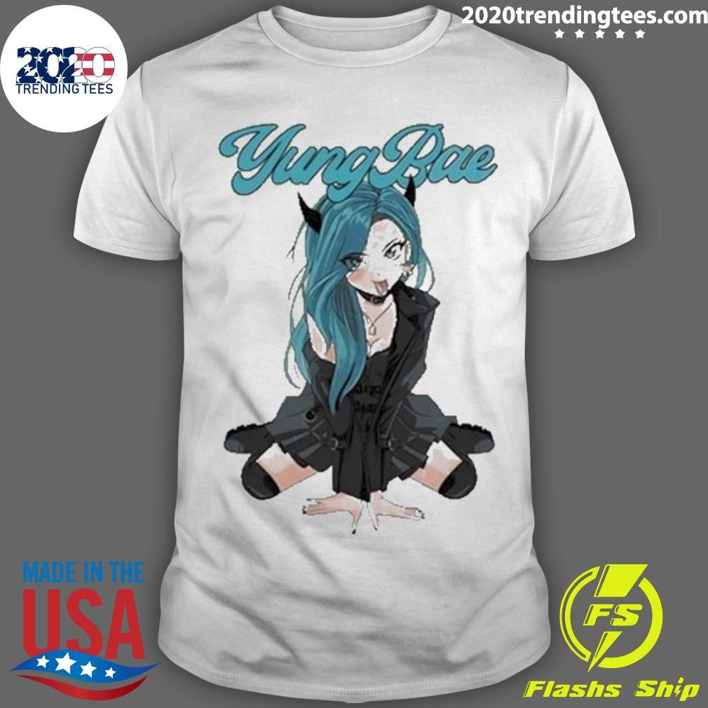 Premium Yung Bae Goth Anime Girl - Adult & Kids T-Shirts, Sweatshirts & Hoodies apparel design preview 1