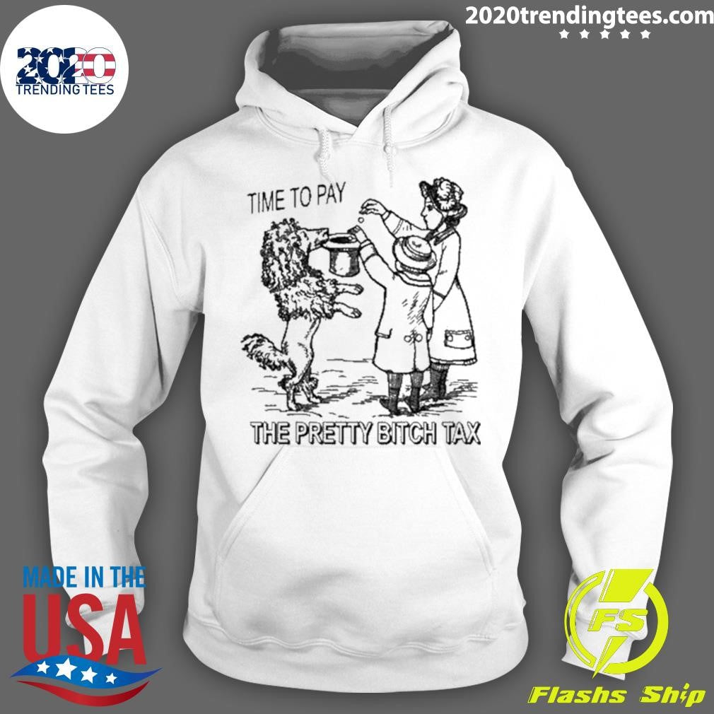 Premium arcanebullshit Time To Pay The Pretty Bitch - Adult & Kids T-Shirts, Sweatshirts & Hoodies apparel design preview 2