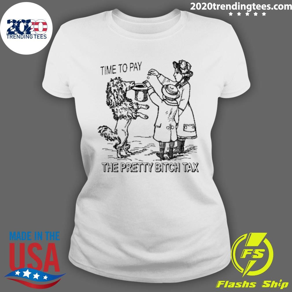 Premium arcanebullshit Time To Pay The Pretty Bitch - Adult & Kids T-Shirts, Sweatshirts & Hoodies apparel design preview 3