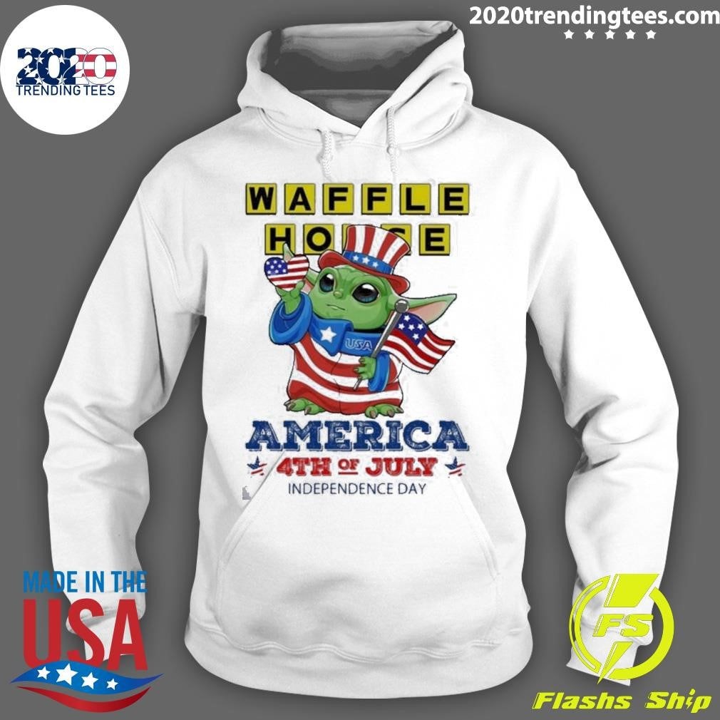 Premium baby Yoda America 4th Of July Independence - Adult & Kids T-Shirts, Sweatshirts & Hoodies apparel design preview 2