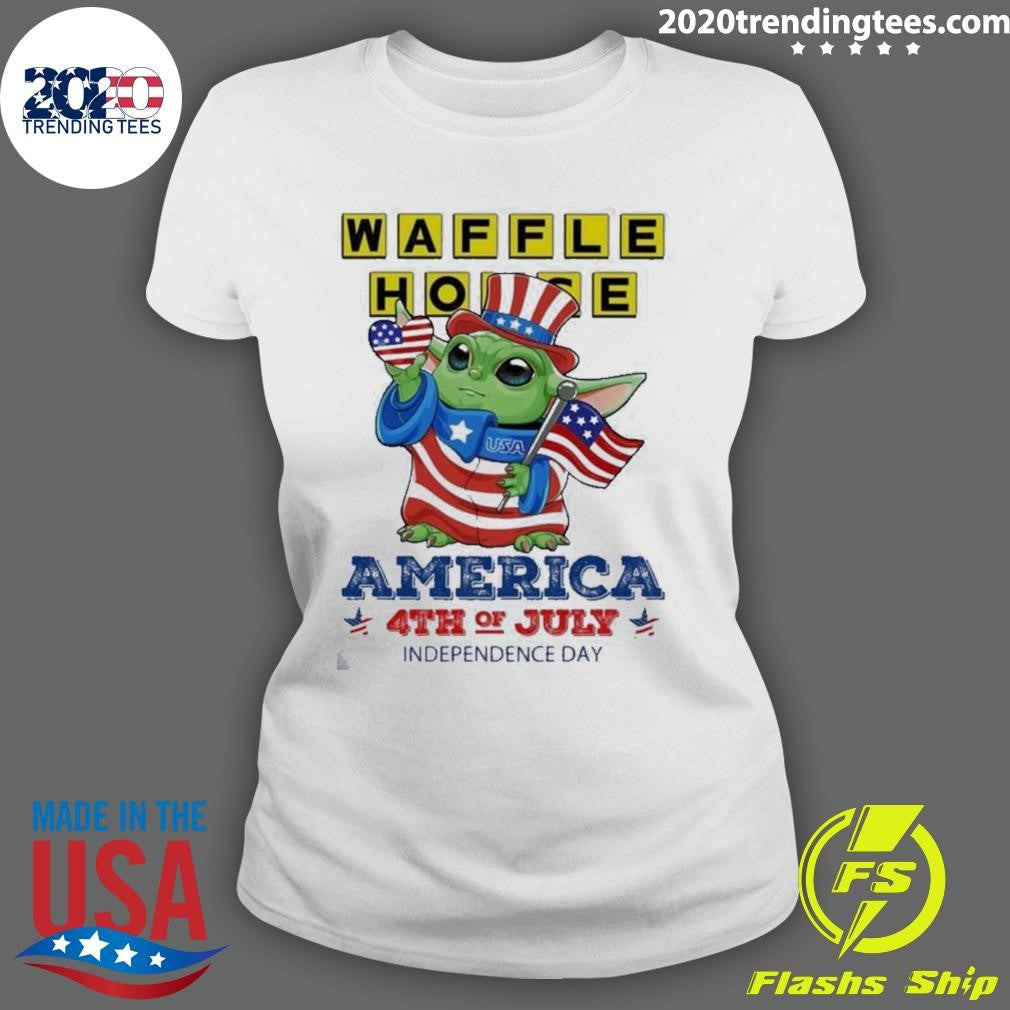 Premium baby Yoda America 4th Of July Independence - Adult & Kids T-Shirts, Sweatshirts & Hoodies apparel design preview 3