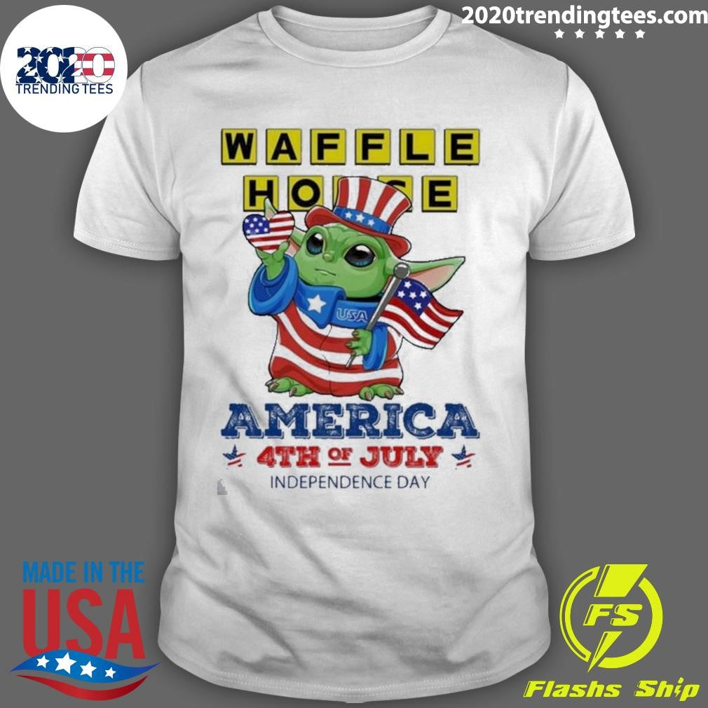 Premium baby Yoda America 4th Of July Independence - Adult & Kids T-Shirts, Sweatshirts & Hoodies apparel design preview 1