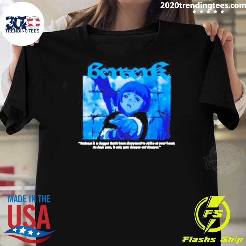 Premium benwerk Sadness Is A Dagger That's Been - Adult & Kids T-Shirts, Sweatshirts & Hoodies apparel design preview 1