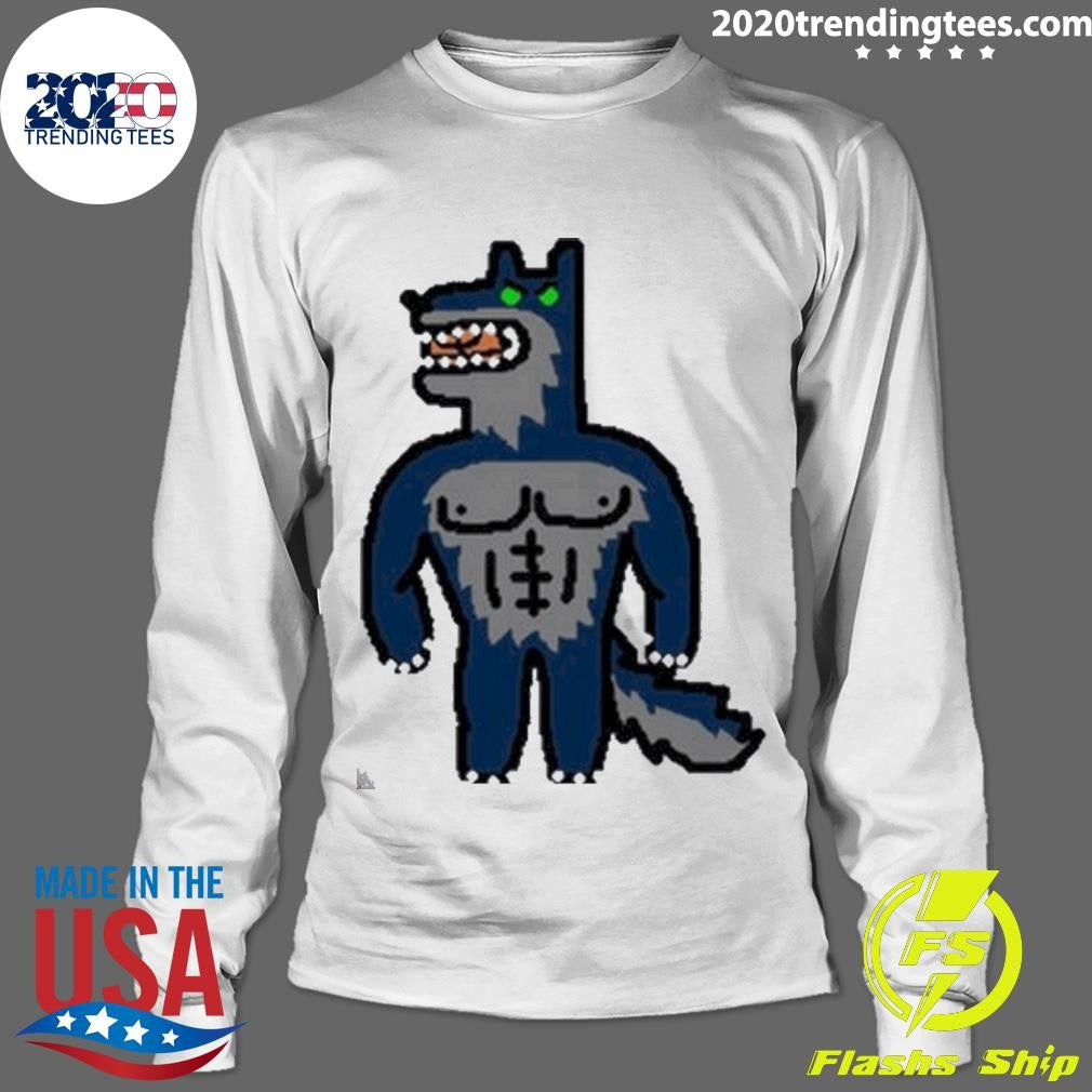 Premium buff Wolf - Adult & Kids T-Shirts, Sweatshirts & Hoodies apparel design preview 4