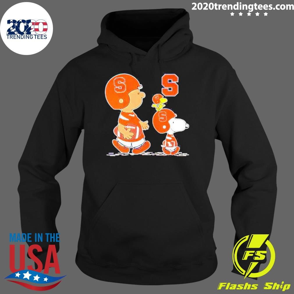 Premium charlie Brown Snoopy And Woodstock Syracuse - Adult & Kids T-Shirts, Sweatshirts & Hoodies apparel design preview 2