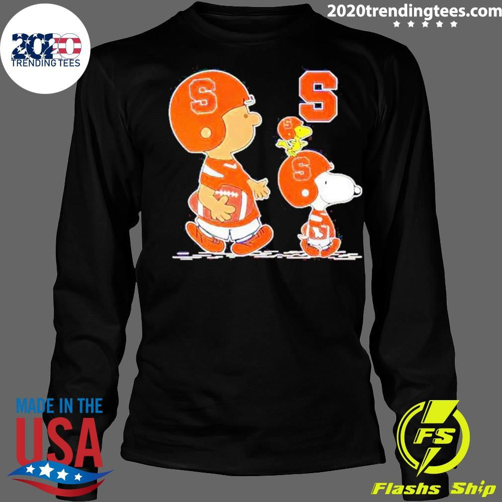 Premium charlie Brown Snoopy And Woodstock Syracuse - Adult & Kids T-Shirts, Sweatshirts & Hoodies apparel design preview 4